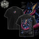 [HIKISTREET] Vintage Greninja Acid Washed T-Shirt, Pokemon Merch, Anime Washed Oversized Tee, Aesthetic Anime Streetwear Gift