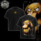 [HIKISTREET] Vintage Psyduck Acid Washed T-Shirt, Pokemon Merch, Anime Washed Oversized Tee, Aesthetic Anime Streetwear Gift