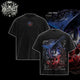 [HIKISTREET] Vintage Latios x Latias Acid Washed T-Shirt, Pokemon Merch, Anime Washed Oversized Tee, Aesthetic Anime Streetwear Gift