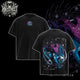 [HIKISTREET] Vintage Suicune Acid Washed T-Shirt, Pokemon Merch, Anime Washed Oversized Tee, Aesthetic Anime Streetwear Gift