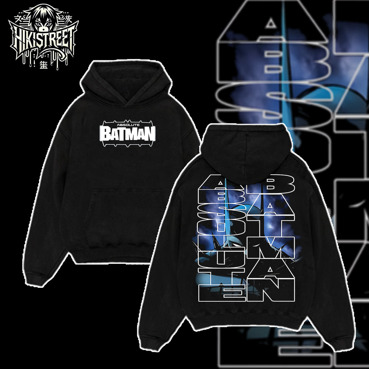 [HIKISTREET] Vintage Absolute Batman V2 Acid Washed T-Shirt, DC Merch, Comics Washed Oversized Tee, Aesthetic Comics Streetwear Gift