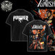 [HIKISTREET] Vintage The Punisher Acid Washed T-Shirt, MCU Merch, Comics Washed Oversized Tee, Aesthetic Comics Streetwear Gift