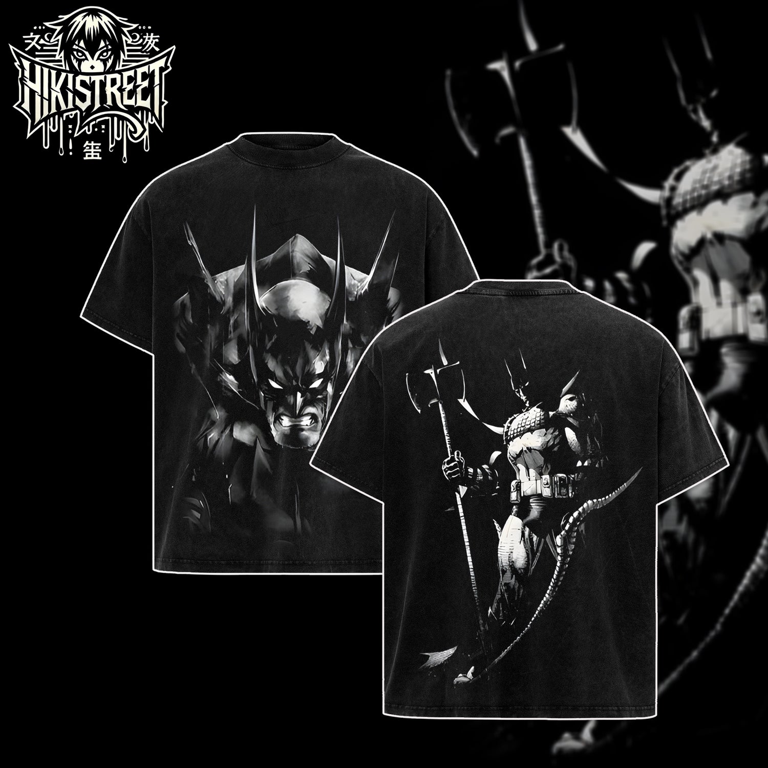 [HIKISTREET] Vintage Absolute Batman V3 Acid Washed T-Shirt, DC Merch, Comics Washed Oversized Tee, Aesthetic Comics Streetwear Gift