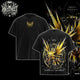[HIKISTREET] Vintage Zapdos Acid Washed T-Shirt, Pokemon Merch, Anime Washed Oversized Tee, Aesthetic Anime Streetwear Gift
