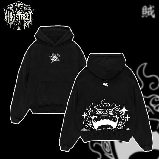 [HIKISTREET] Vintage Luffy Acid Washed T-Shirt, One Piece Merch, Anime Washed Oversized Tee, Aesthetic Anime Streetwear Gift