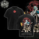 [HIKISTREET] Vintage Uchiha Madara Acid Washed T-Shirt, Naruto Merch, Anime Washed Oversized Tee, Aesthetic Anime Streetwear Gift