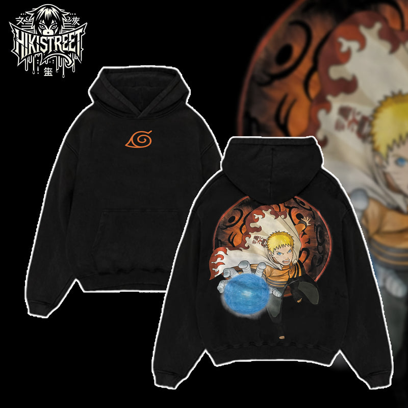 [HIKISTREET] Vintage Naruto Uzumaki Acid Washed T-Shirt, Naruto Merch, Anime Washed Oversized Tee, Aesthetic Anime Streetwear Gift