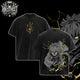 [HIKISTREET] Vintage Zenitsu Thunder Breathing Acid Washed T-Shirt, Demon Slayer Merch, Anime Washed Oversized Tee, Aesthetic Anime Streetwear Gift