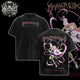 [HIKISTREET] Vintage Mitsuri Kanroji Acid Washed T-Shirt, Demon Slayer Merch, Anime Washed Oversized Tee, Aesthetic Anime Streetwear Gift