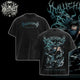 [HIKISTREET] Vintage Muichiro Tokito Acid Washed T-Shirt, Demon Slayer Merch, Anime Washed Oversized Tee, Aesthetic Anime Streetwear Gift