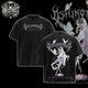 [HIKISTREET] Vintage Shinobu Kocho Acid Washed T-Shirt, Demon Slayer Merch, Anime Washed Oversized Tee, Aesthetic Anime Streetwear Gift