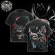 [HIKISTREET] Vintage The Bat Who Laugh Acid Washed T-Shirt, DC Merch, Comics Washed Oversized Tee, Aesthetic Comics Streetwear Gift