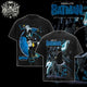 [HIKISTREET] Vintage Batman Acid Washed T-Shirt, DC Merch, Comics Washed Oversized Tee, Aesthetic Comics Streetwear Gift
