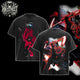 [HIKISTREET] Vintage Darth Maul Acid Washed T-Shirt, Star Wars Merch, Movies Washed Oversized Tee, Aesthetic Movies Streetwear Gift