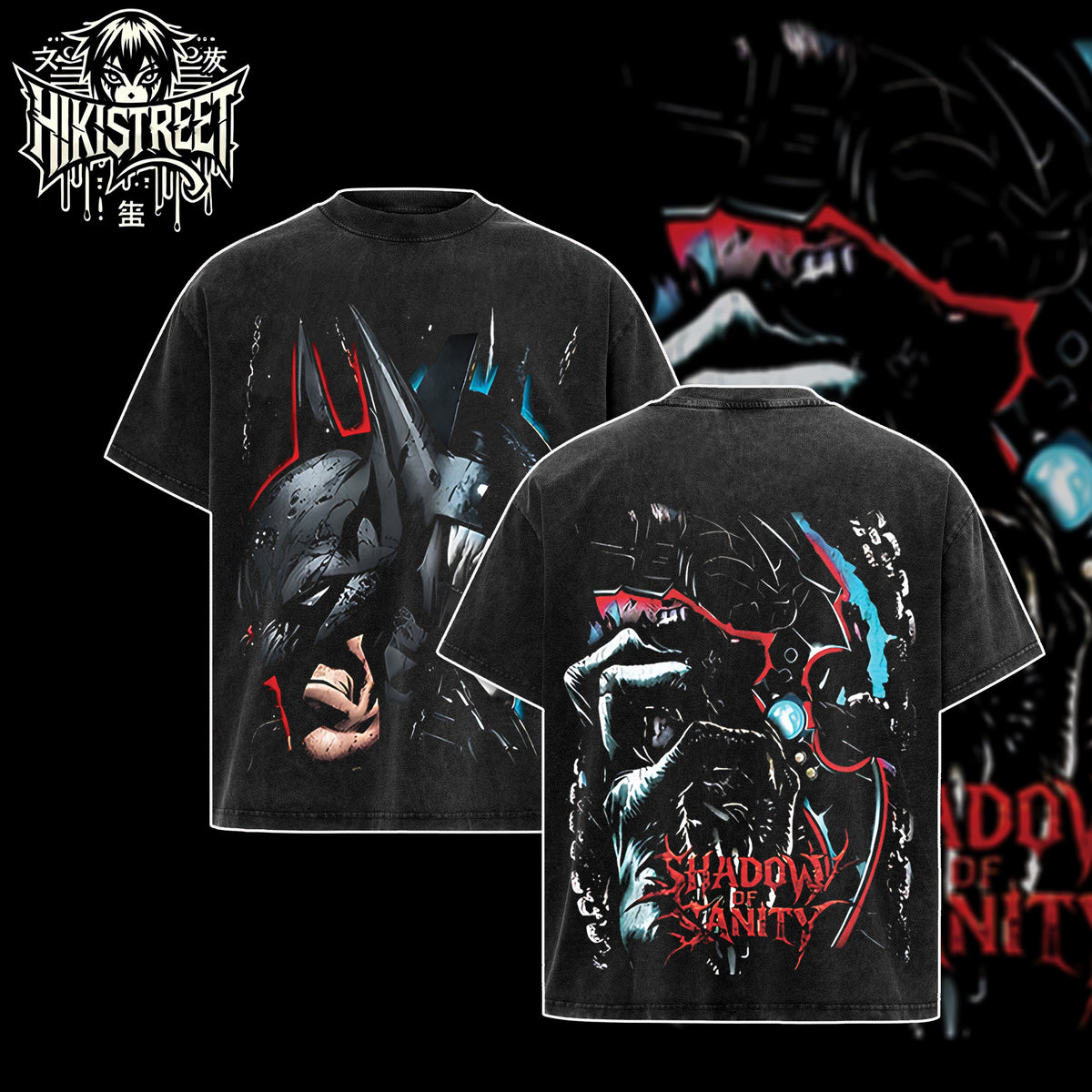 [HIKISTREET] Vintage Batman The Dark Knight Acid Washed T-Shirt, DC Merch, Comics Washed Oversized Tee, Aesthetic Comics Streetwear Gift