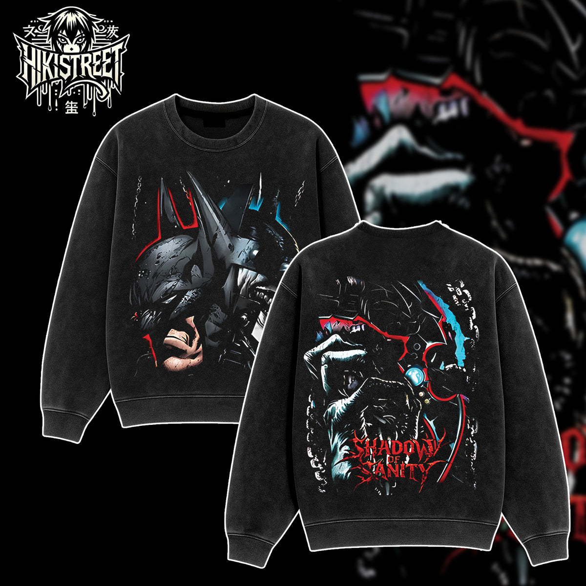 [HIKISTREET] Vintage Batman The Dark Knight Acid Washed T-Shirt, DC Merch, Comics Washed Oversized Tee, Aesthetic Comics Streetwear Gift