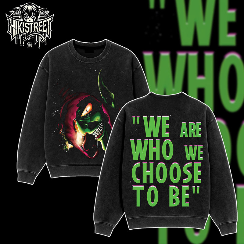 [HIKISTREET] Vintage Green Goblin Acid Washed T-Shirt, MCU Merch, Comics Washed Oversized Tee, Aesthetic Comics Streetwear Gift