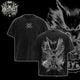 [HIKISTREET] Vintage Uzumaki Naruto x Kurama Acid Washed T-Shirt, Naruto Merch, Anime Washed Oversized Tee, Aesthetic Anime Streetwear Gift