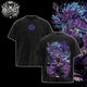 [HIKISTREET] Vintage Sasuke Susano Acid Washed T-Shirt, Naruto Merch, Anime Washed Oversized Tee, Aesthetic Anime Streetwear Gift