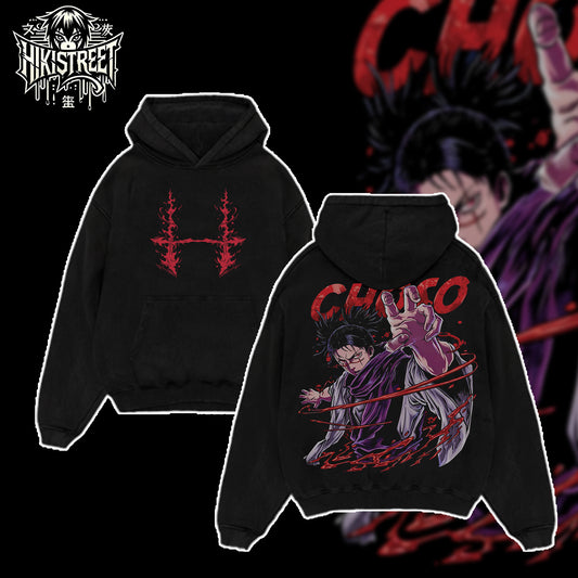 [HIKISTREET] Vintage Choso Kamo Acid Washed T-Shirt, Jujutsu Kaisen Merch, Anime Washed Oversized Tee, Aesthetic Anime Streetwear Gift