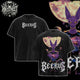 [HIKISTREET] Vintage Beerus Acid Washed T-Shirt, Dragon Ball Merch, Anime Washed Oversized Tee, Aesthetic Anime Streetwear Gift