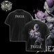 [HIKISTREET] Vintage Frieza Acid Washed T-Shirt, Dragon Ball Merch, Anime Washed Oversized Tee, Aesthetic Anime Streetwear Gift