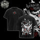 [HIKISTREET] Vintage Uchiha Itachi Characters Acid Washed T-Shirt, Naruto Merch, Anime Washed Oversized Tee, Aesthetic Anime Streetwear Gift