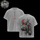 [HIKISTREET] Vintage Hatake Kakashi Acid Washed T-Shirt, Naruto Merch, Anime Washed Oversized Tee, Aesthetic Anime Streetwear Gift