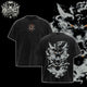 [HIKISTREET] Vintage Naruto x Kurama Acid Washed T-Shirt, Naruto Merch, Anime Washed Oversized Tee, Aesthetic Anime Streetwear Gift
