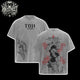 [HIKISTREET] Vintage Toji Fushiguro V3 Acid Washed T-Shirt, Jujutsu Kaisen Merch, Anime Washed Oversized Tee, Aesthetic Anime Streetwear Gift