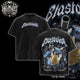 [HIKISTREET] Vintage Blastoise Acid Washed T-Shirt, Pokemon Merch, Anime Washed Oversized Tee, Aesthetic Anime Streetwear Gift