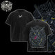 [HIKISTREET] Vintage Shiny Rayquaza Acid Washed T-Shirt, Pokemon Merch, Anime Washed Oversized Tee, Aesthetic Anime Streetwear Gift