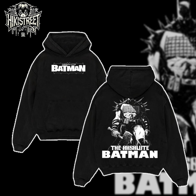 [HIKISTREET] Vintage The Absolute Batman Acid Washed T-Shirt, DC Merch, Comics Washed Oversized Tee, Aesthetic Comics Streetwear Gift