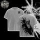 [HIKISTREET] Vintage Dr Doom V2 Acid Washed T-Shirt, MCU Merch, Comics Washed Oversized Tee, Aesthetic Comics Streetwear Gift