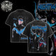 [HIKISTREET] Vintage Nightwing Acid Washed T-Shirt, DC Merch, Comics Washed Oversized Tee, Aesthetic Comics Streetwear Gift